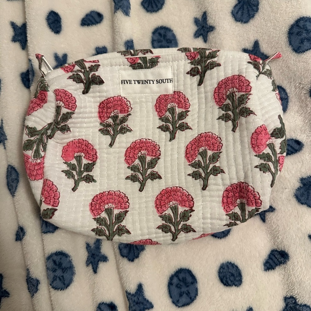 Floral Quilted Pouch
